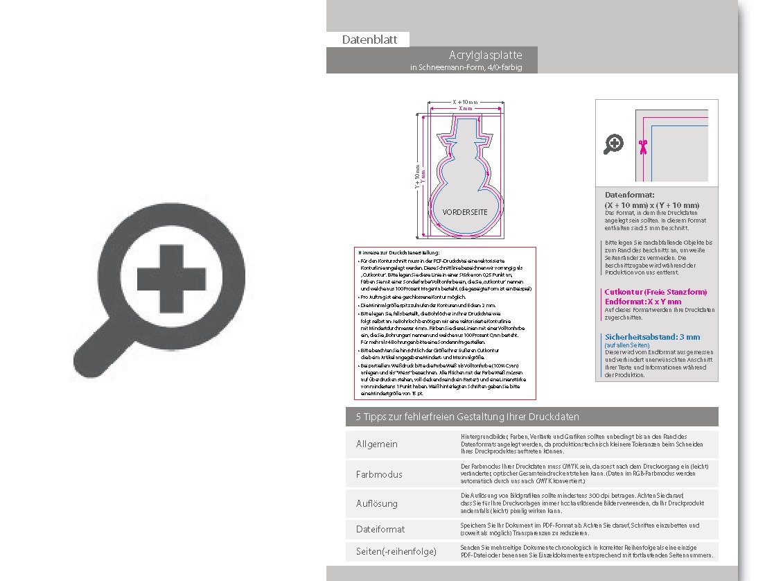 Product Bild acrylplatte_mit_echtglasbeschichtung_in_schneemann-form_konturgefr__st___einseitig_4_0-farbig_bedruckt