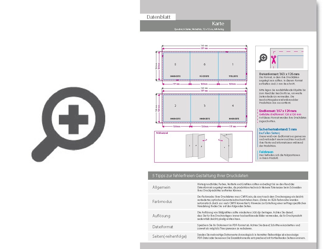 Product Bild geburtstagskarte__gefalzt_auf_quadrat_12_0_cm_x_12_0_cm__vertikaler_wickelfalz__6-seitig