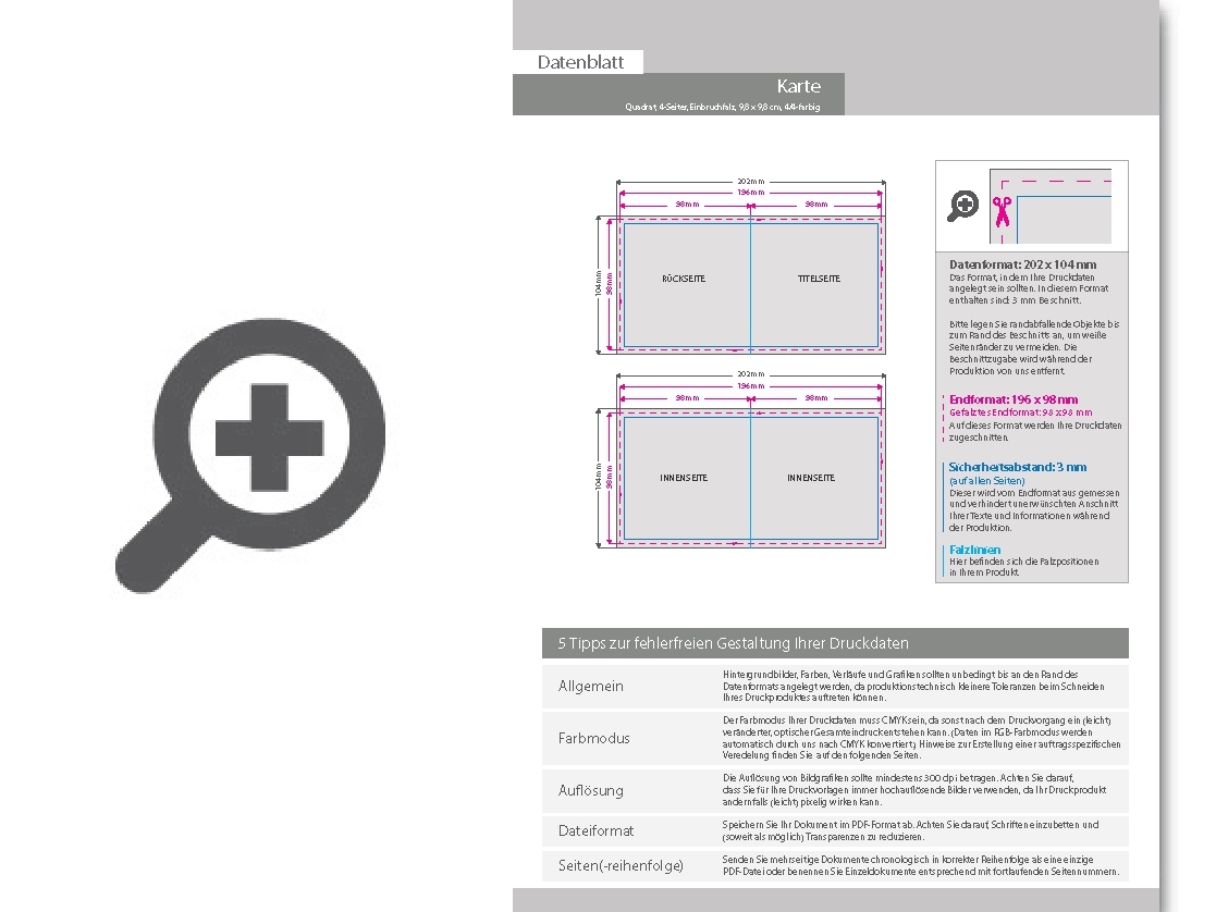 Product Bild trauerkarte__gefalzt_auf_quadrat_9_8_cm_x_9_8_cm__vertikaler_mittelfalz__4-seitig